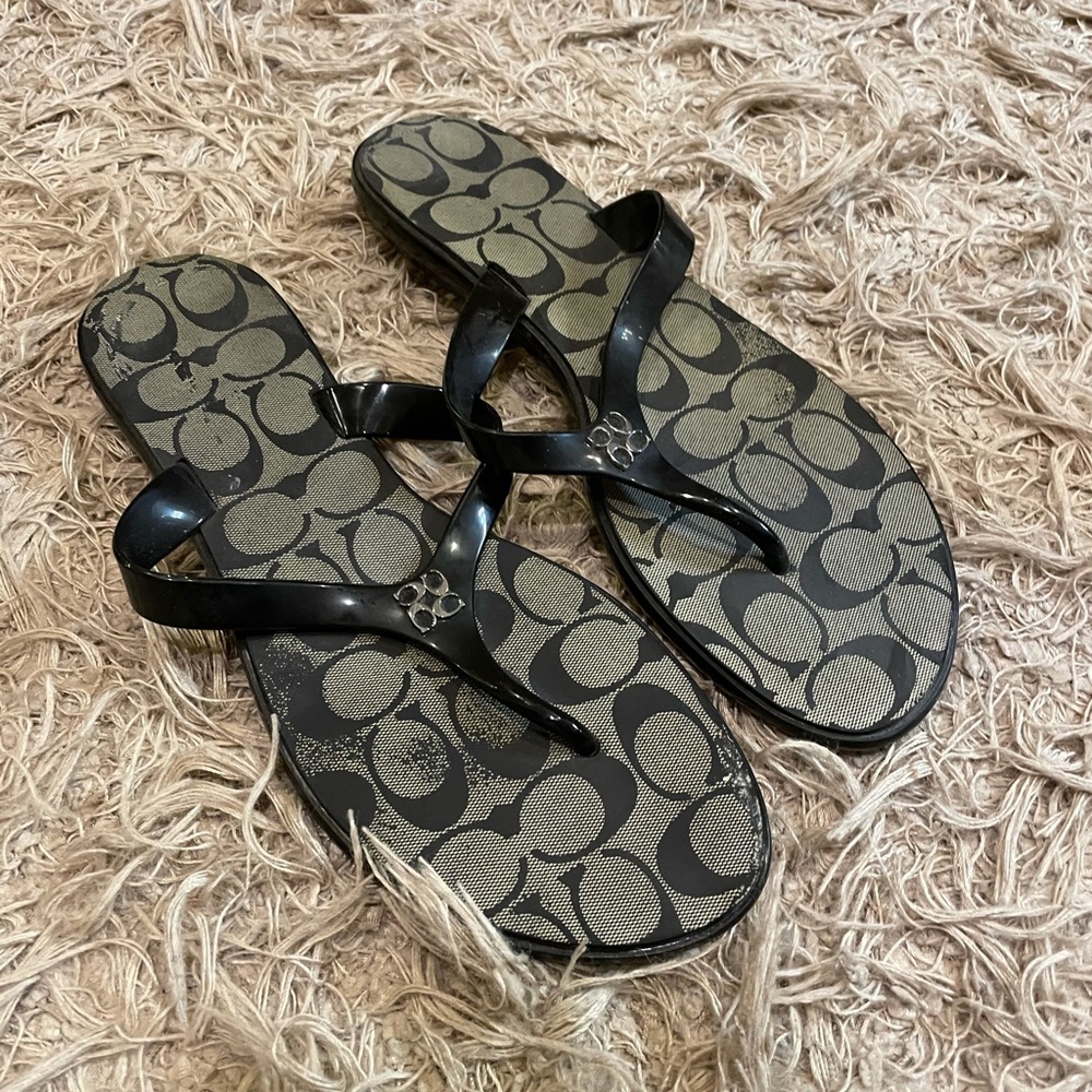 Coach flip flops
